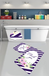 Mijölnir Juego de alfombrillas de baño Multicolor (2 piezas)